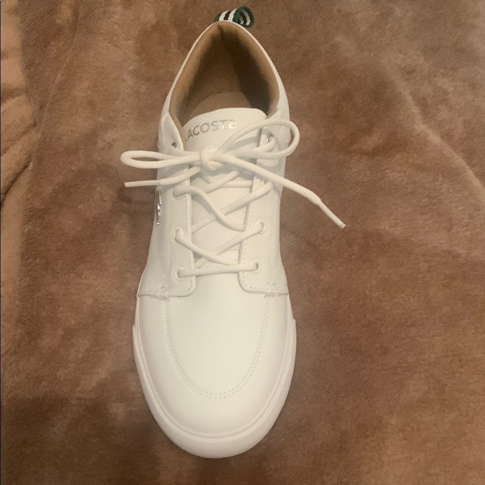 Lacoste White Sneakers Classic Design